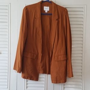 Orange blazer